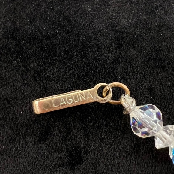 Laguna Vintage AB Aurora Borealis Crystal Graduated Beaded Necklace and Earrings - Picture 5 of 7